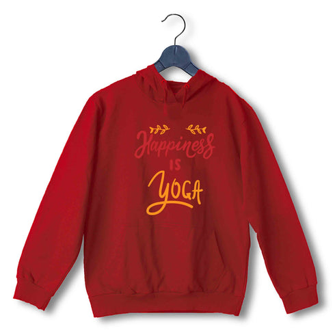 Yoga Fitness Yoga HAPPINESS IS YOGA UNISEX HOODIE Sweatshirts